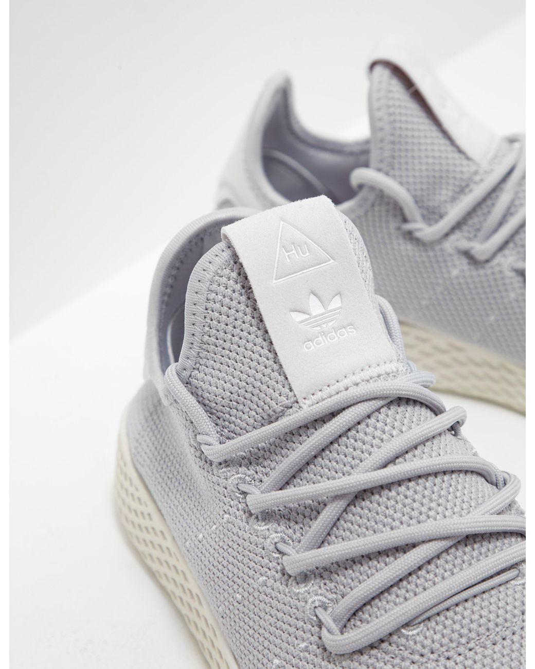adidas Originals Lace Womens Pharrell Williams Tennis Hu Trainers Women's  Grey in Gray | Lyst