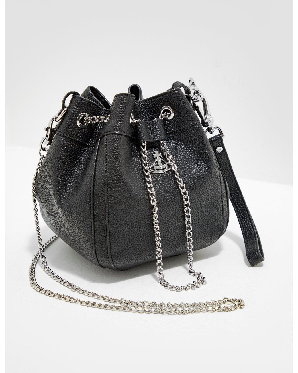 Vivienne Westwood Johna Bucket Bag Black Lyst