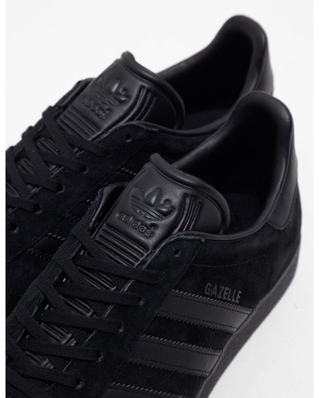 adidas Originals Mens Gazelle Black/black for Men | Lyst