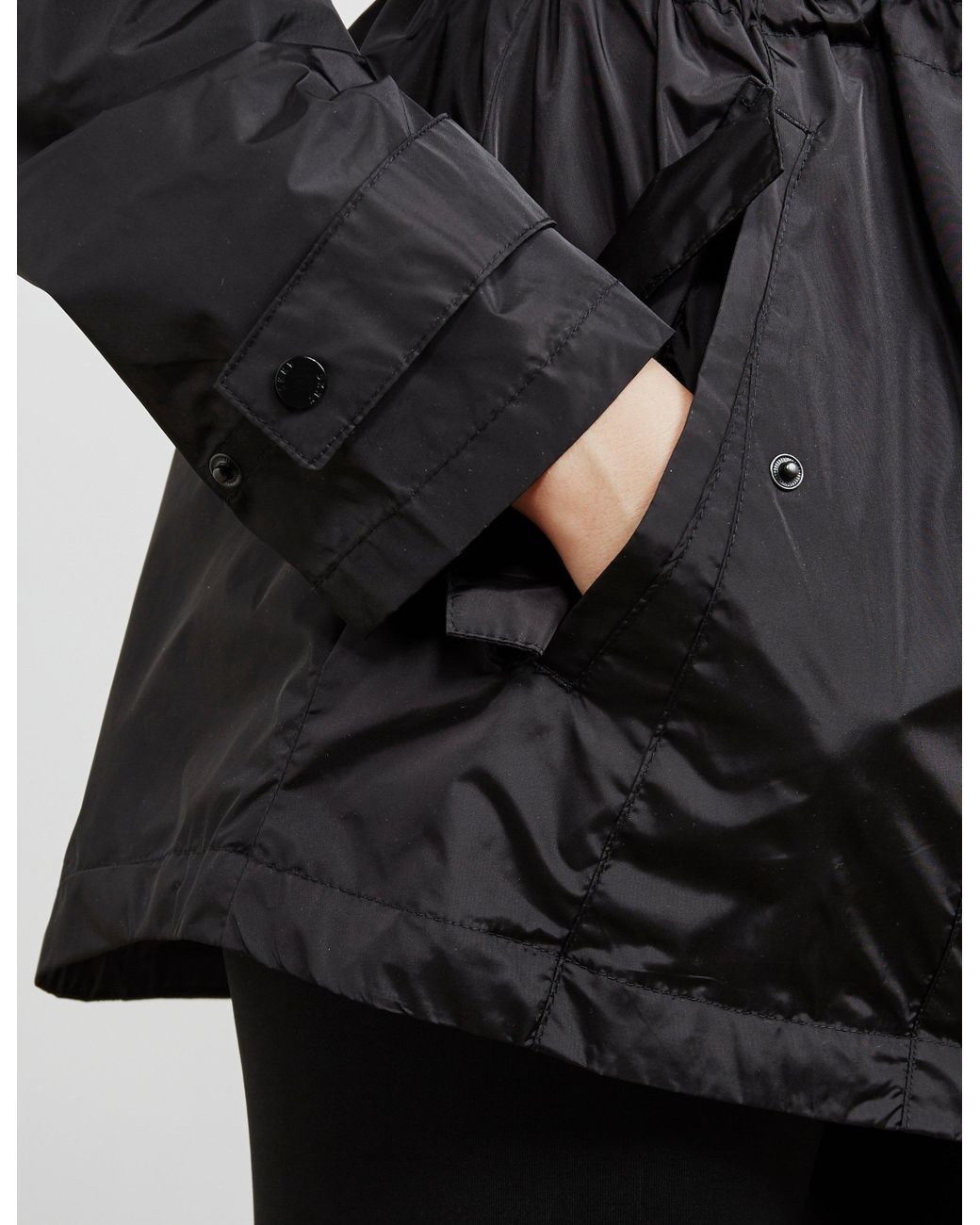 DKNY Logo Windbreaker Jacket Black 