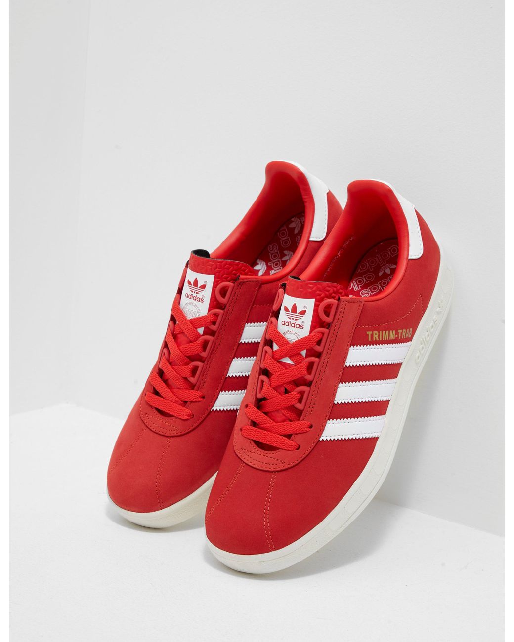 adidas Originals Trimm Trab Red for Men | Lyst