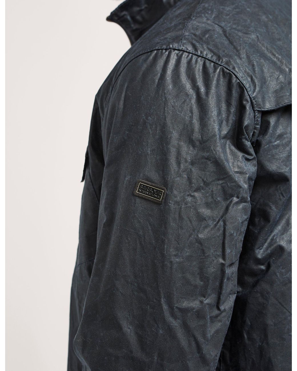 Barbour Aspect Dry Wax Jacket in Navy (Blue) for Men | Lyst