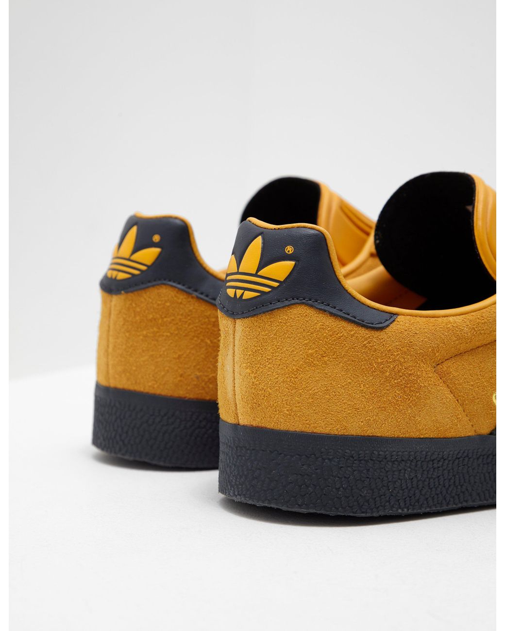 adidas Originals Suede Mens Gazelle Super Yellow/black for Men | Lyst