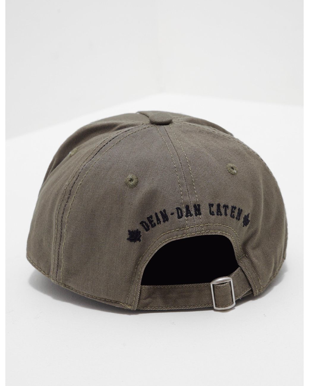 DSquared² Cotton Brotherhood Cap Green for Men | Lyst