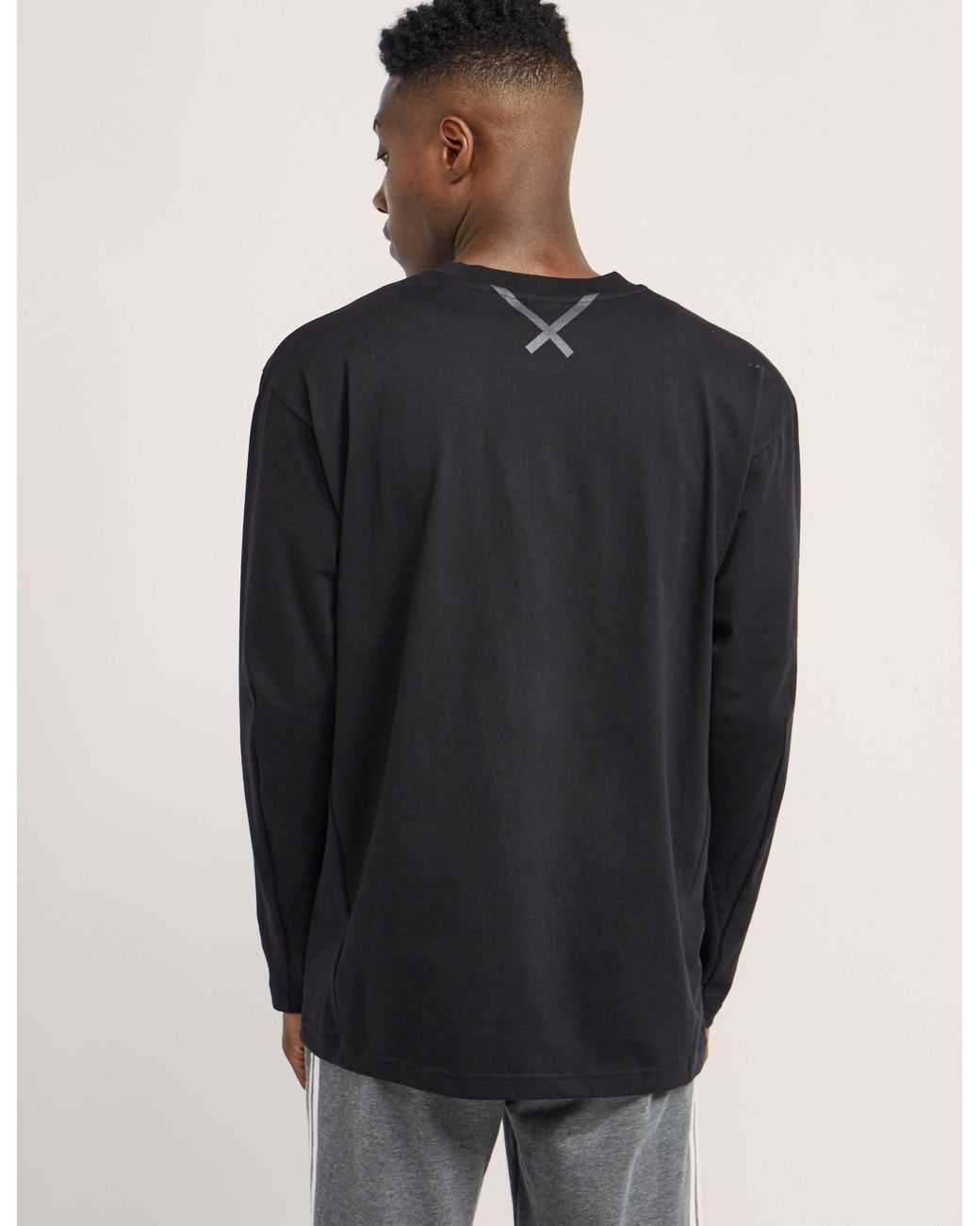 adidas Originals Xbyo Long Sleeve T-shirt in Black for Men | Lyst