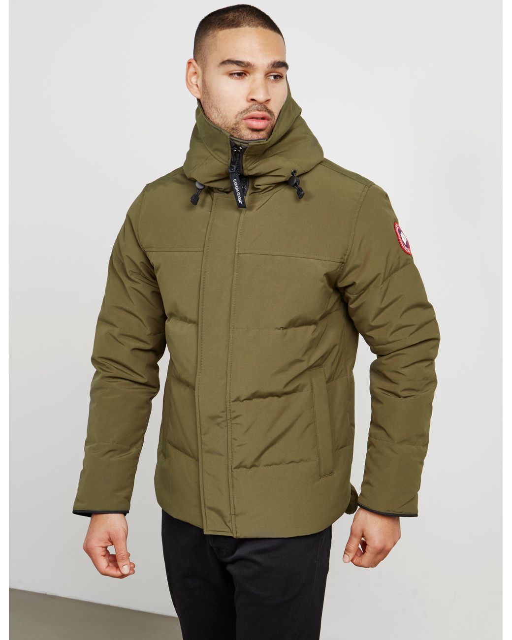 Canada Goose Goose Macmillan Padded Parka Jacket Green for Men Lyst