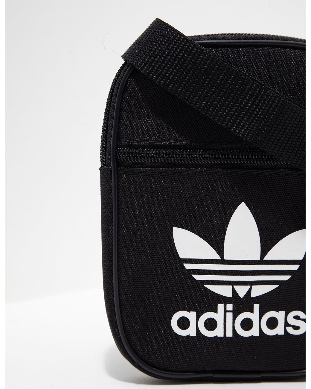 adidas Originals Synthetic Womens Trefoil Festival Bag Black for Men | Lyst