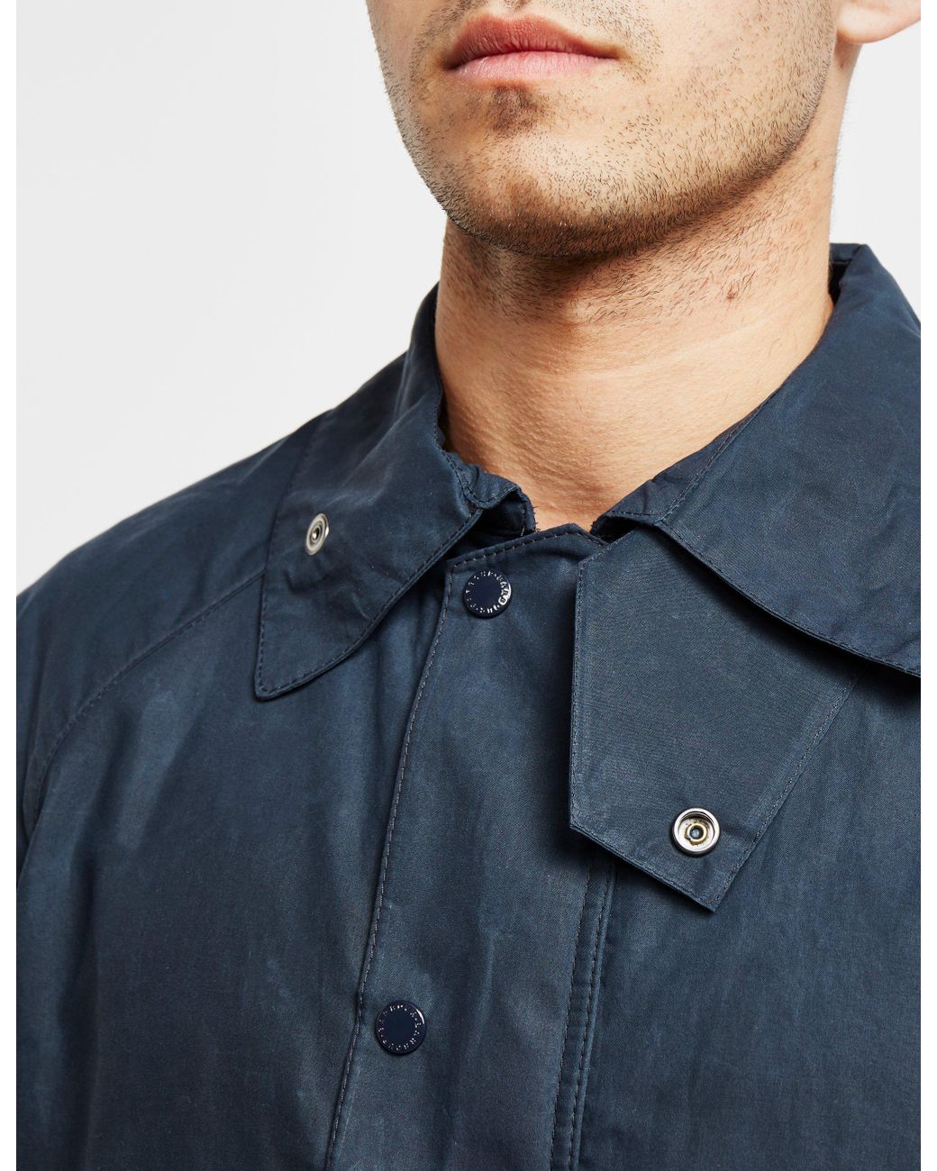 Barbour Cotton X Engineered Garments Graham Unlined Jacket Navy Blue for  Men | Lyst
