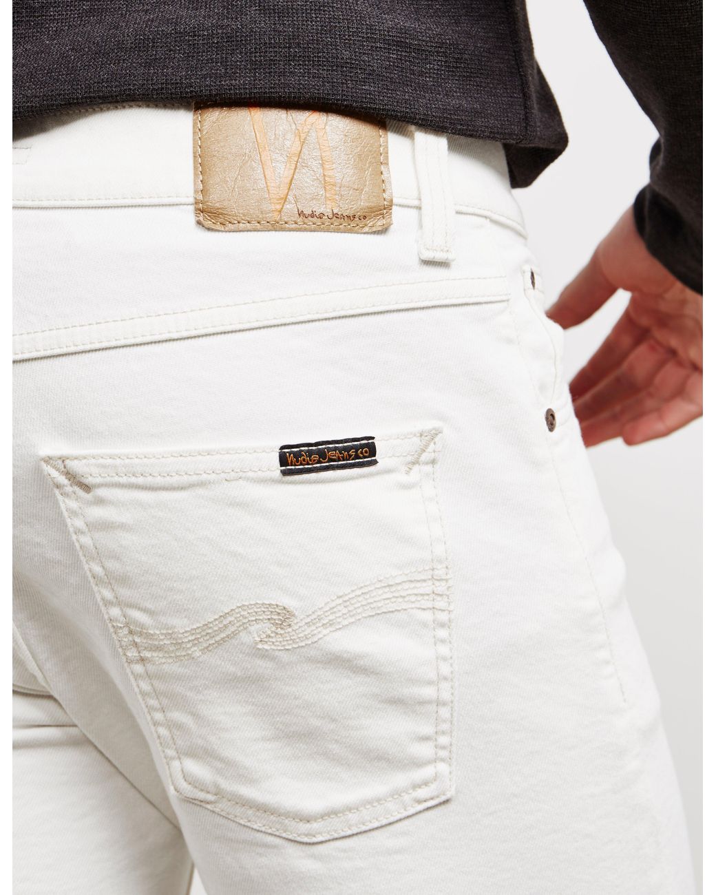 nudie jeans white