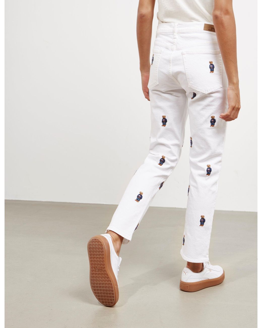 Polo Ralph Lauren Denim Cropped Bear 
