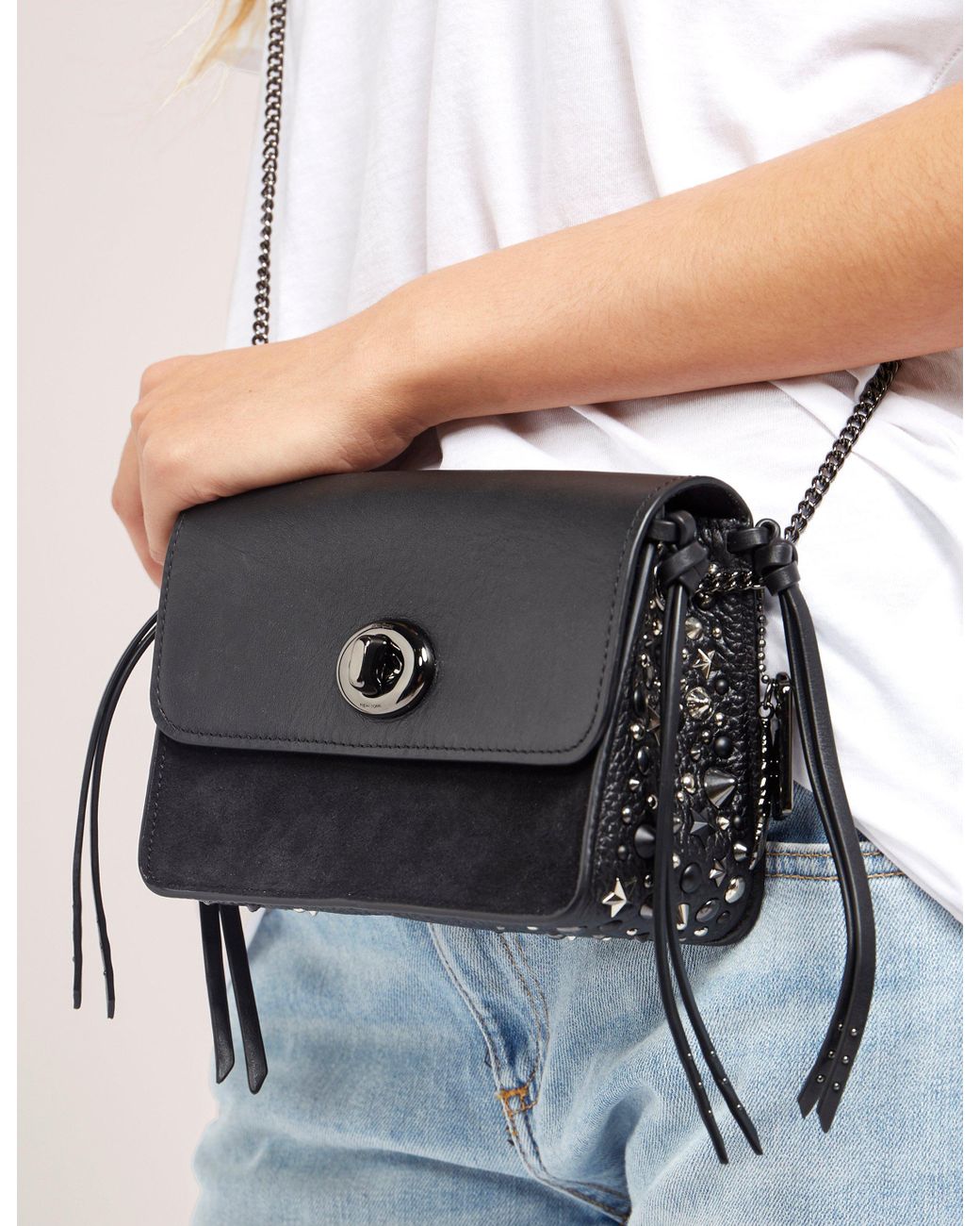 bowery leather crossbody