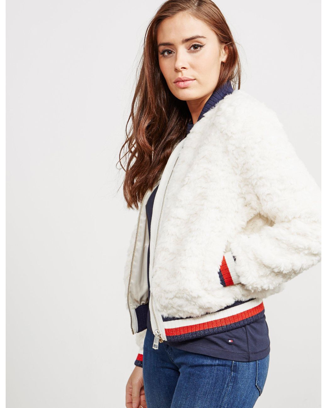 tommy fluffy jacket