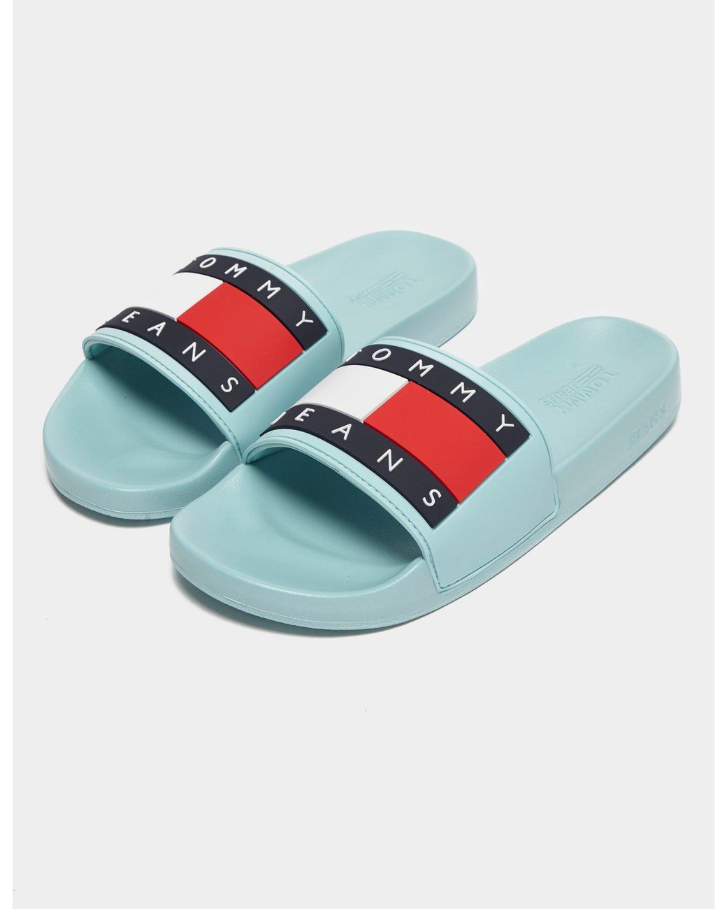 tommy hilfiger slides pink