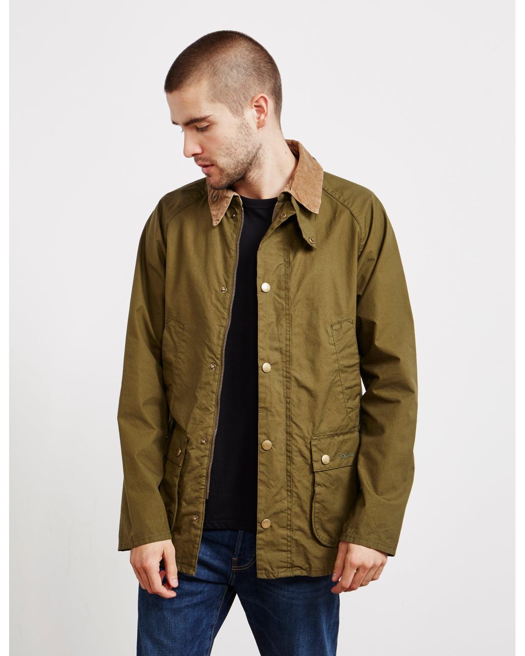 Barbour Cotton Made For Japan Garment Dyed Bedale Jacket Green for Men |  Lyst UK