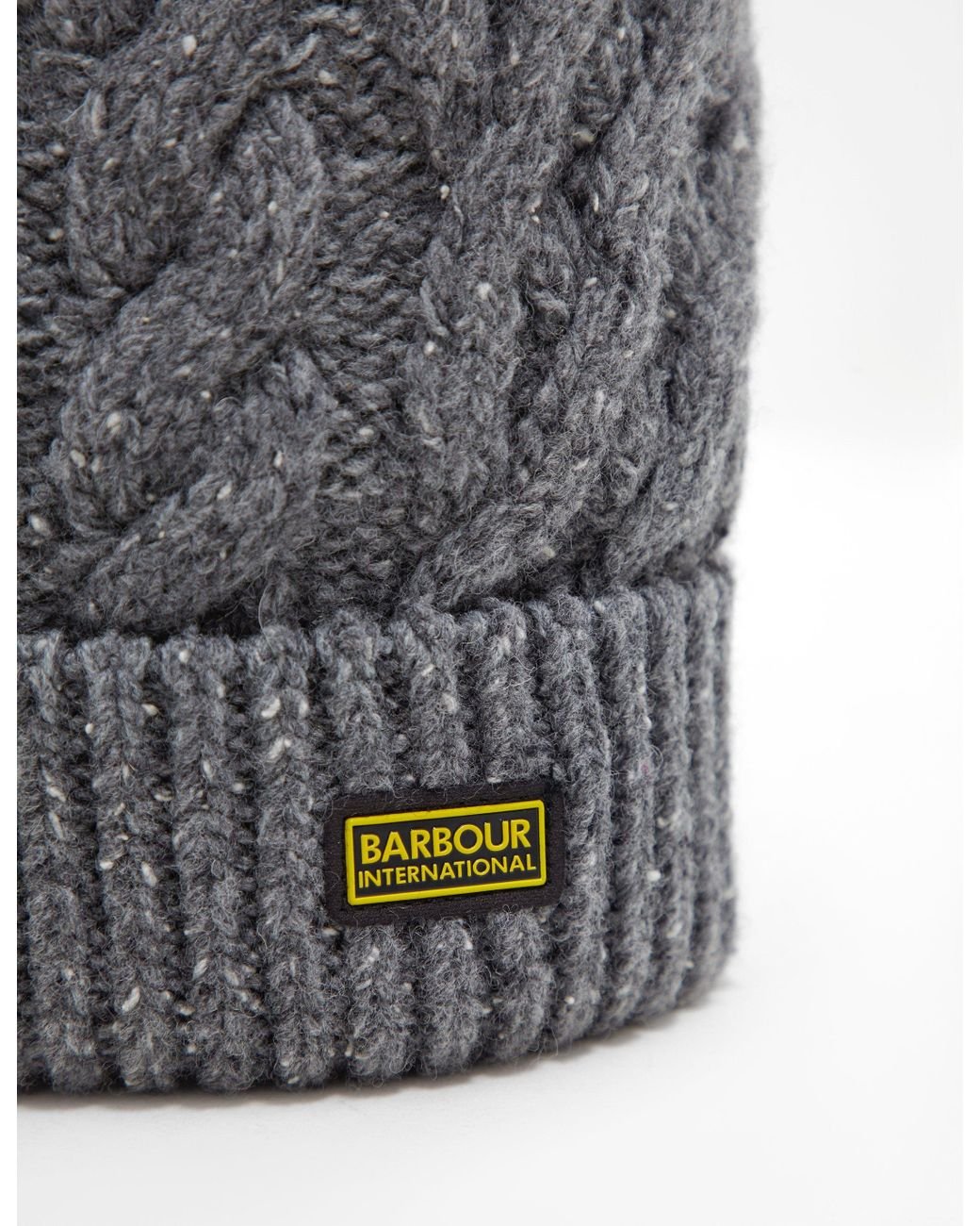 barbour bobble hat