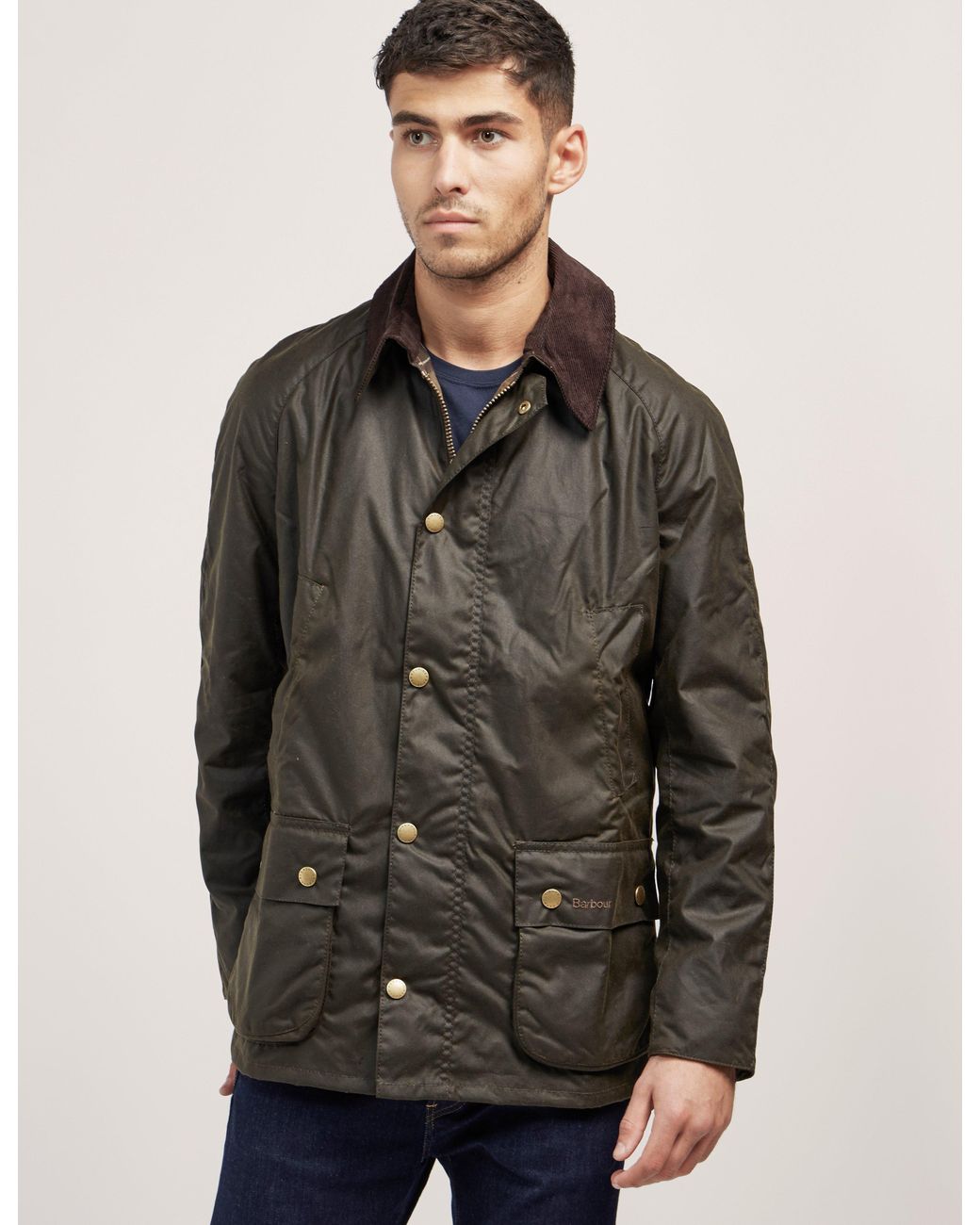 Barbour Cotton Ashby Jacket in Brown for Men | Lyst UK