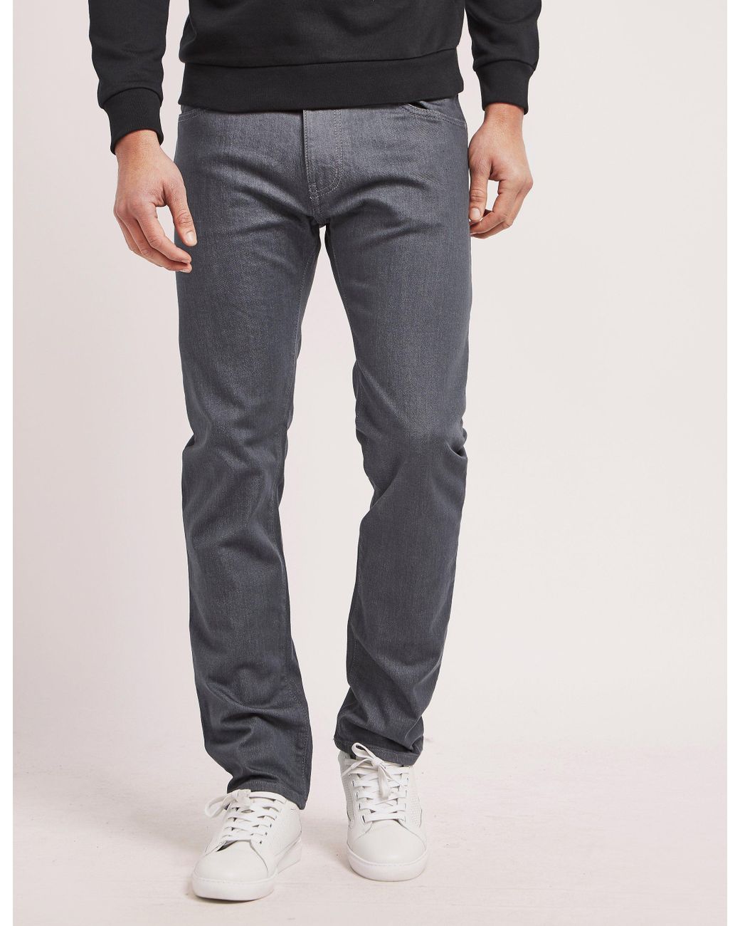 Armani Jeans Mens J45 Regular Tapered Jean Grey in Gray for Men | Lyst