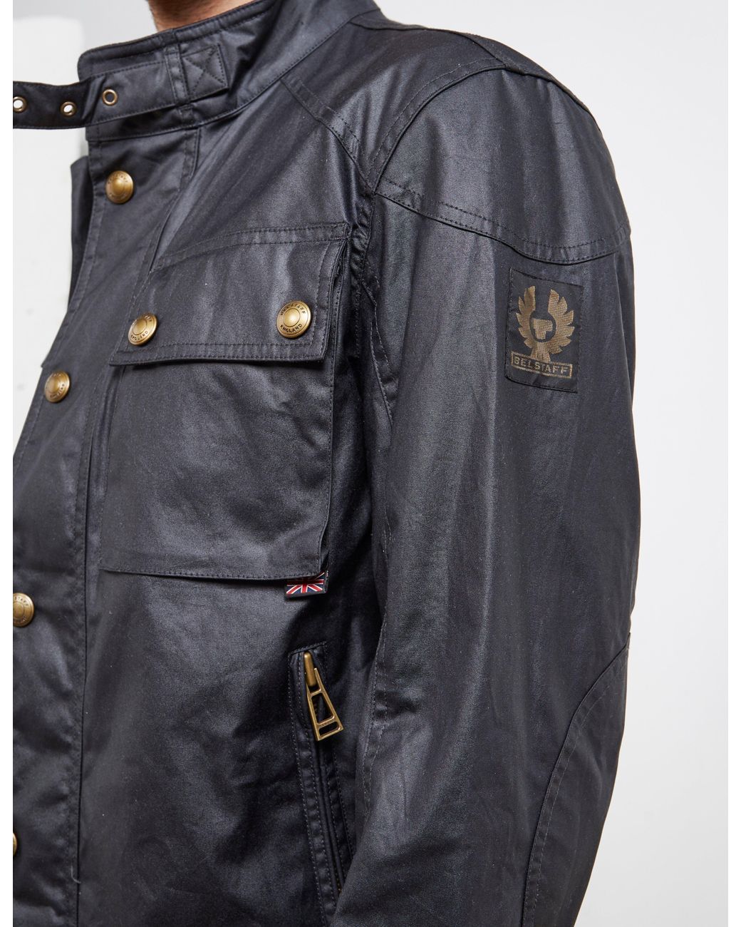 Belstaff Cotton Racemaster Jacket Navy Blue for Men | Lyst