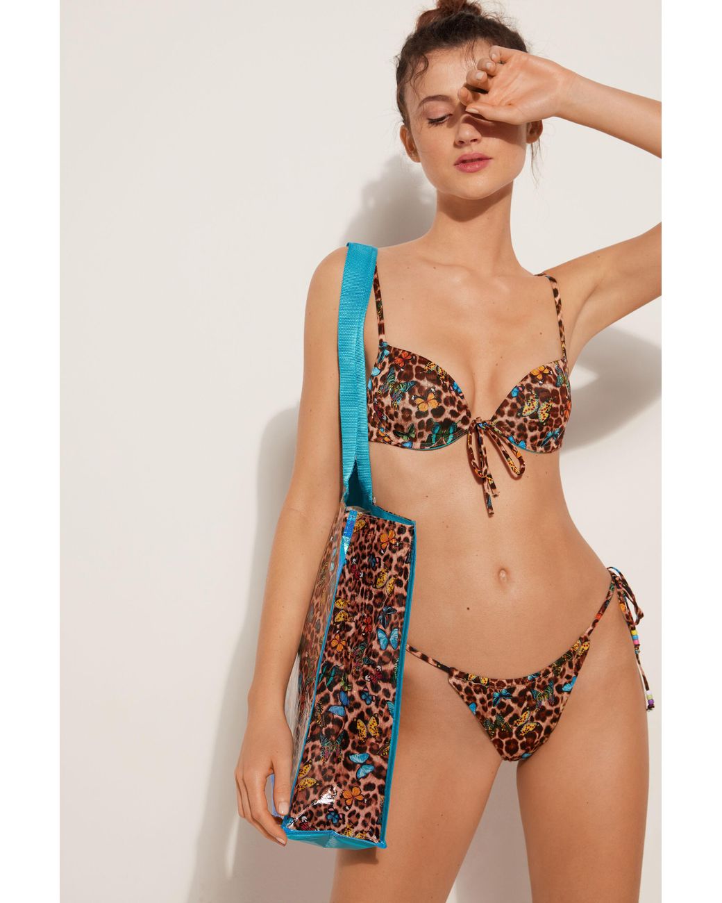 Bikini Slip Laccetti Tendina Macu Butterfly di Tezenis in Blu | Lyst