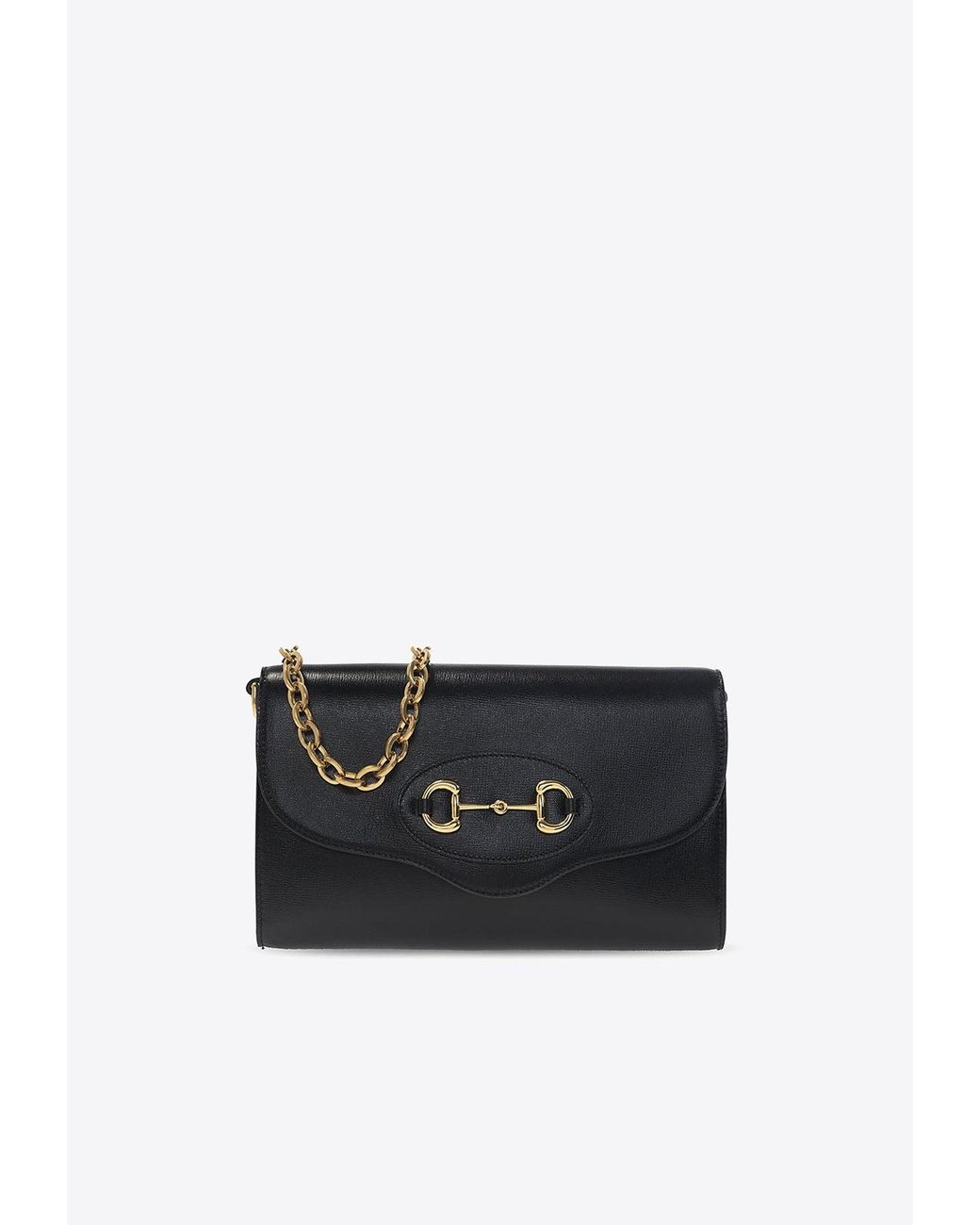 Gucci Small Horsebit 1955 Shoulder Bag in Black Lyst