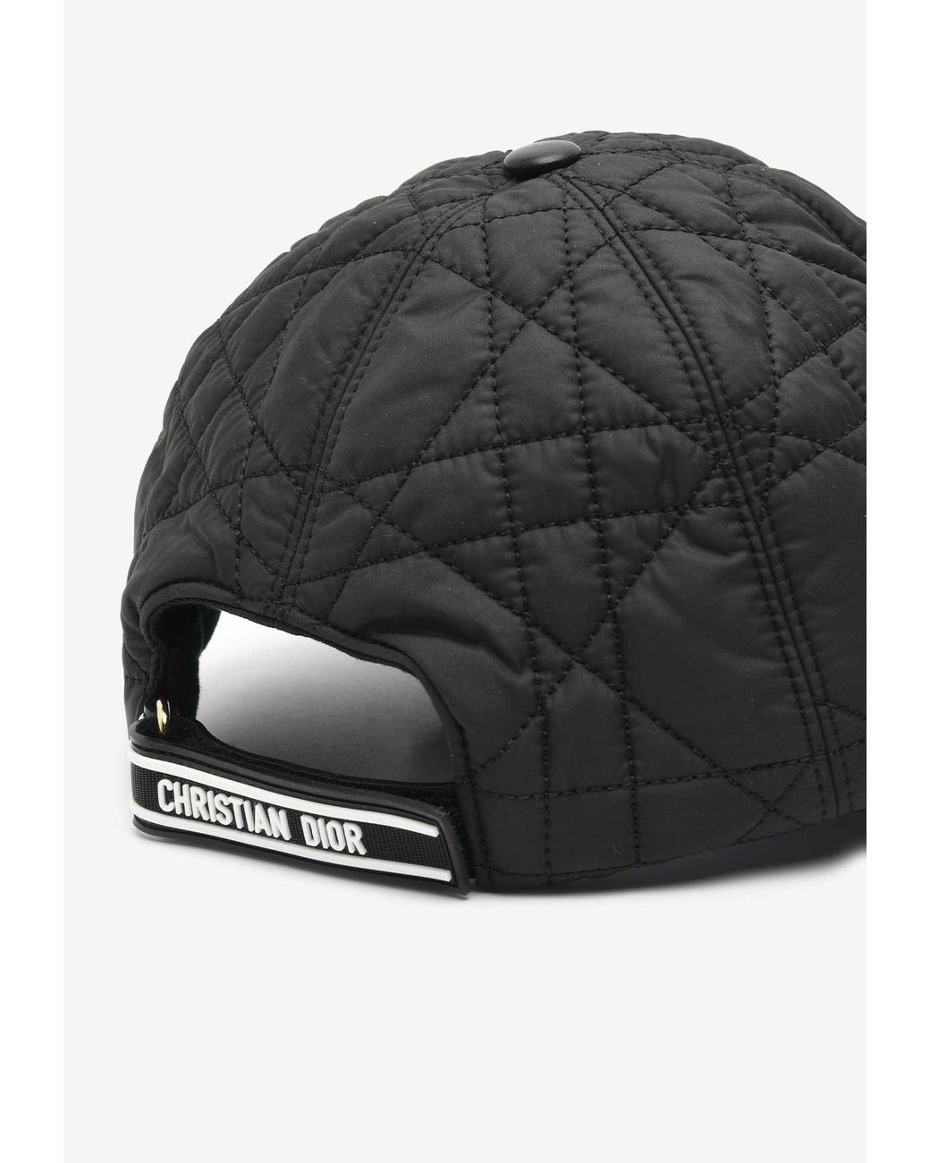 dior-Black-Cannage-Quilted-Cap dior-Black-Cannage-Quilted-Cap