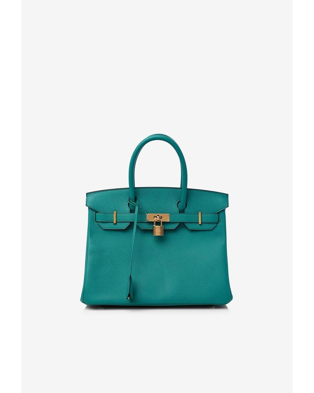 Hermes Birkin Handbag Bleu Indigo Epsom with Rose Gold Hardware 30 -  ShopStyle Shoulder Bags