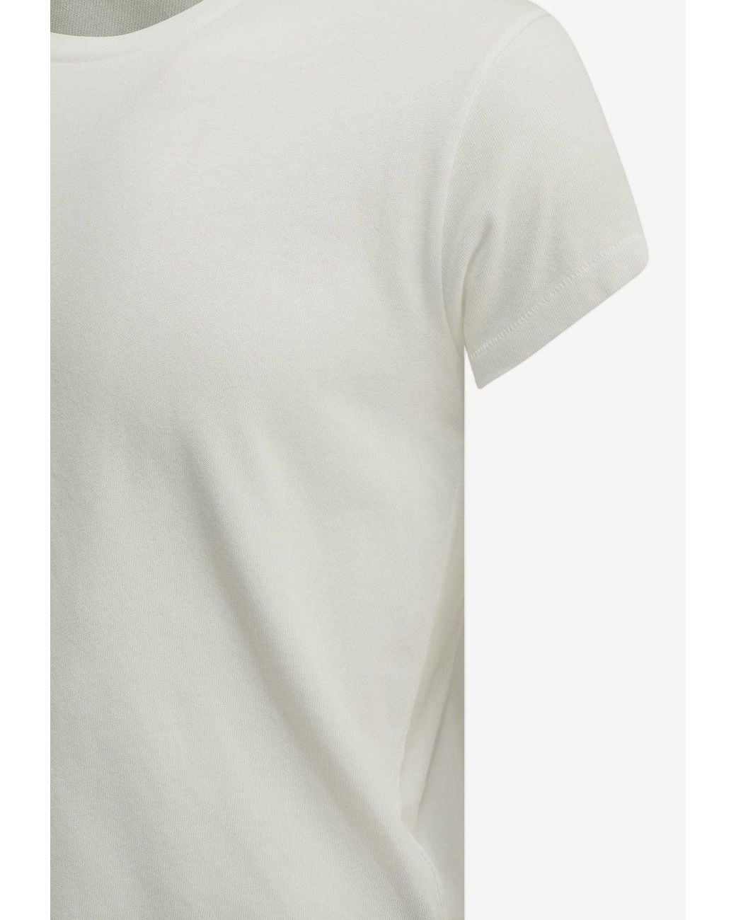 Tom Ford White Cold-Dyed Basic T-Shirt for men
