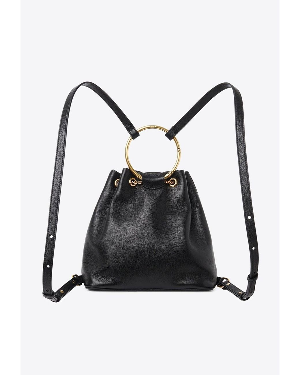 Chloé White Small Bracelet Leather Backpack