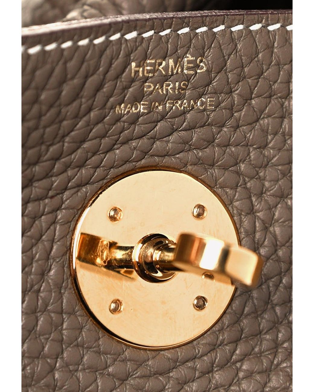 Hermès Lindy 26 Etoupe Taurillon Clemence Gold Hardware GHW — The French  Hunter