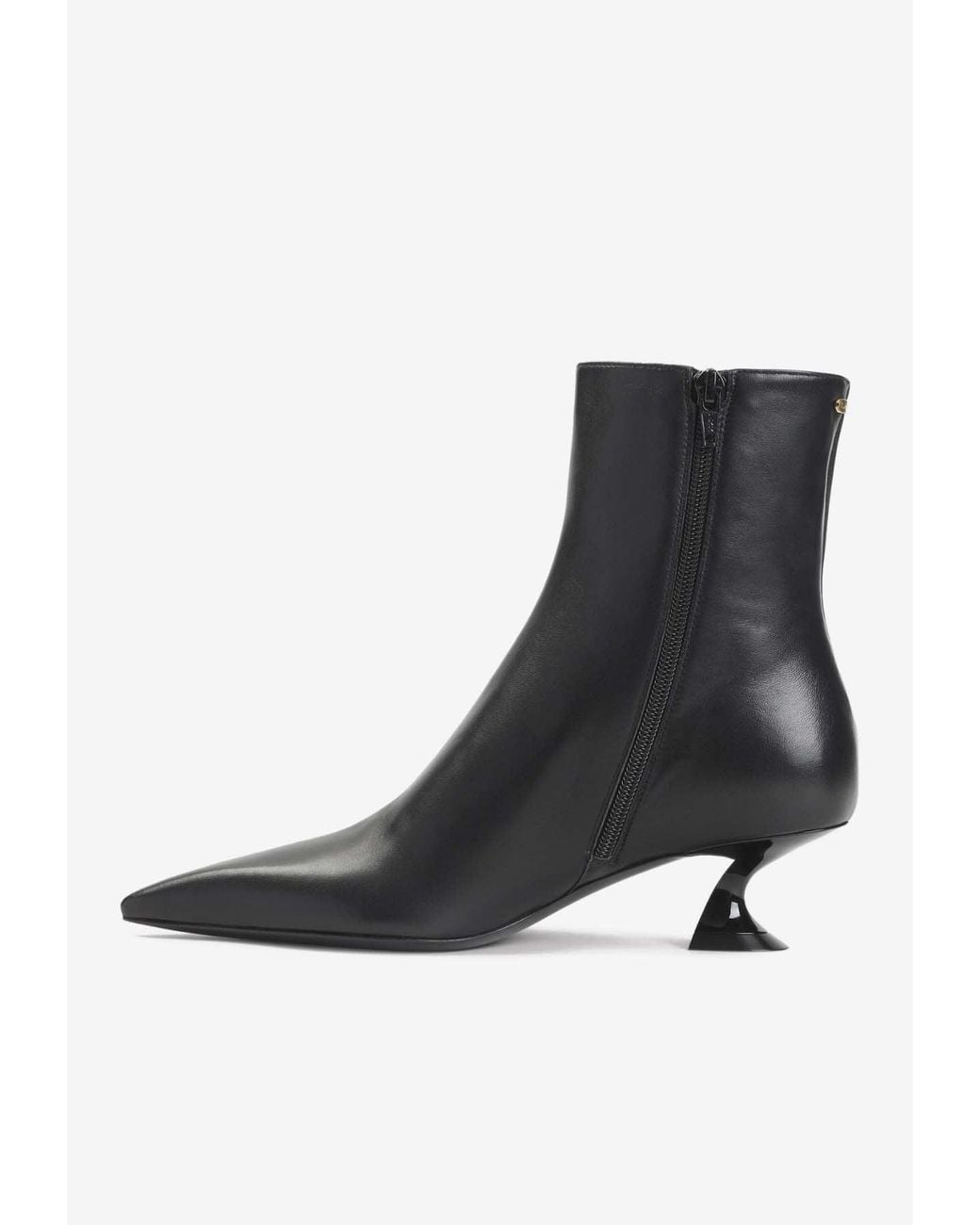 Lanvin Black 50 Leather Ankle Boots