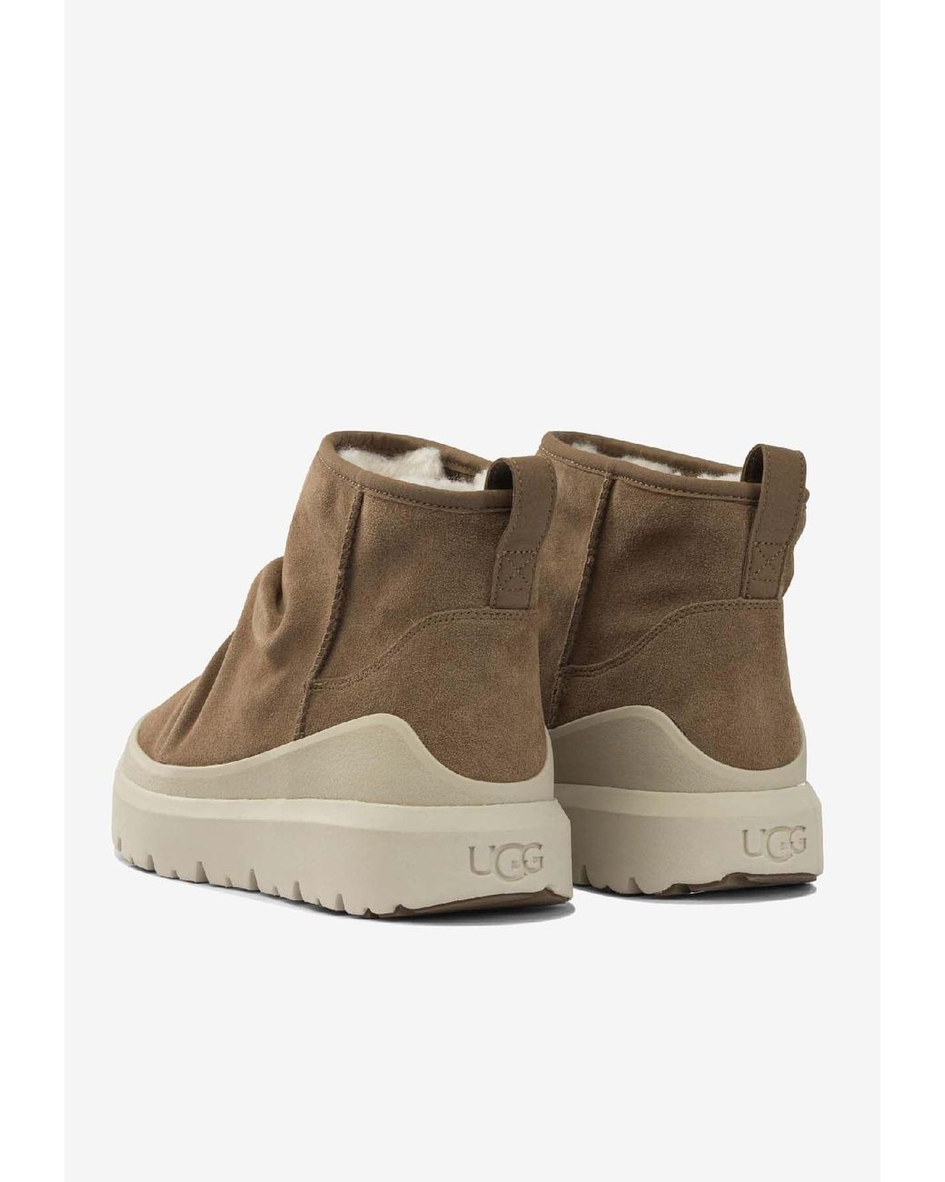 Ugg Brown Heritage Utility Ankle Boots for men