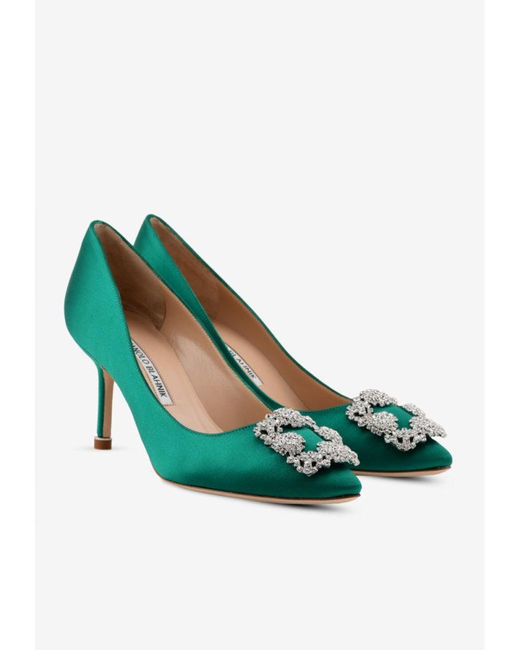 manolo blahnik hangisi emerald green
