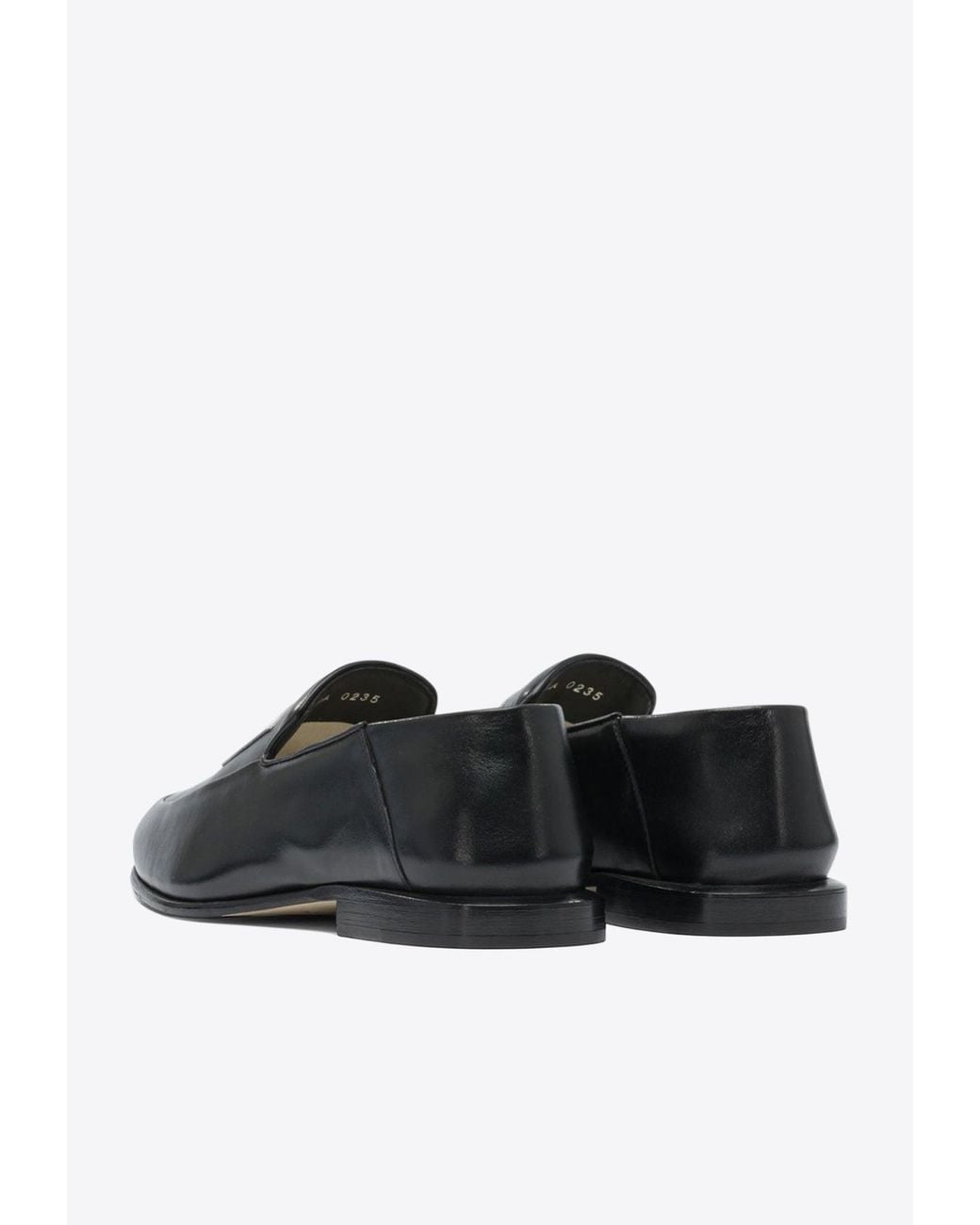 Givenchy Black Label Leather Loafers