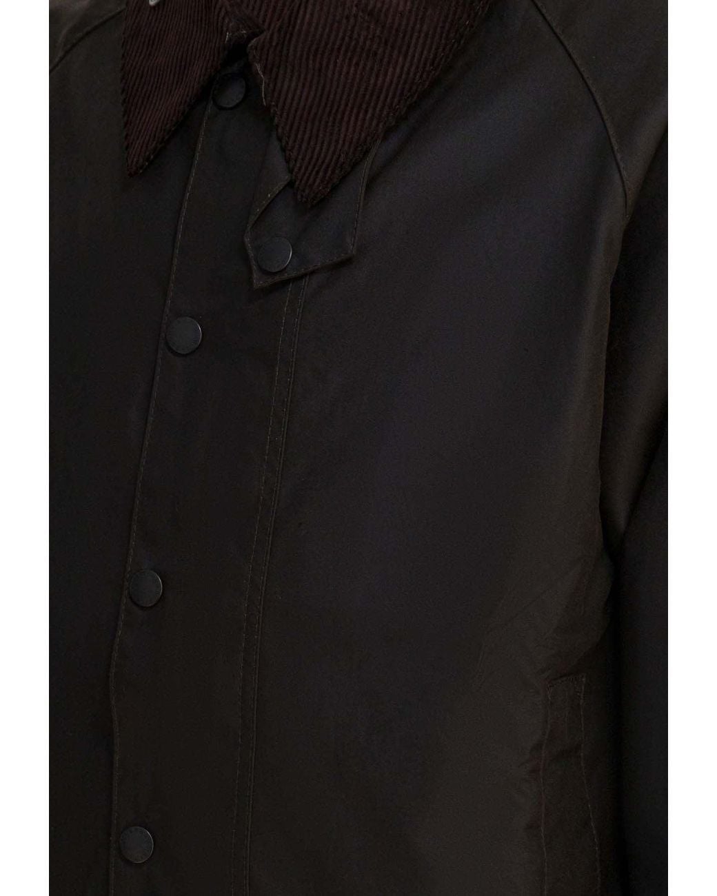 Barbour Black Beaufort Buttoned Jacket for men