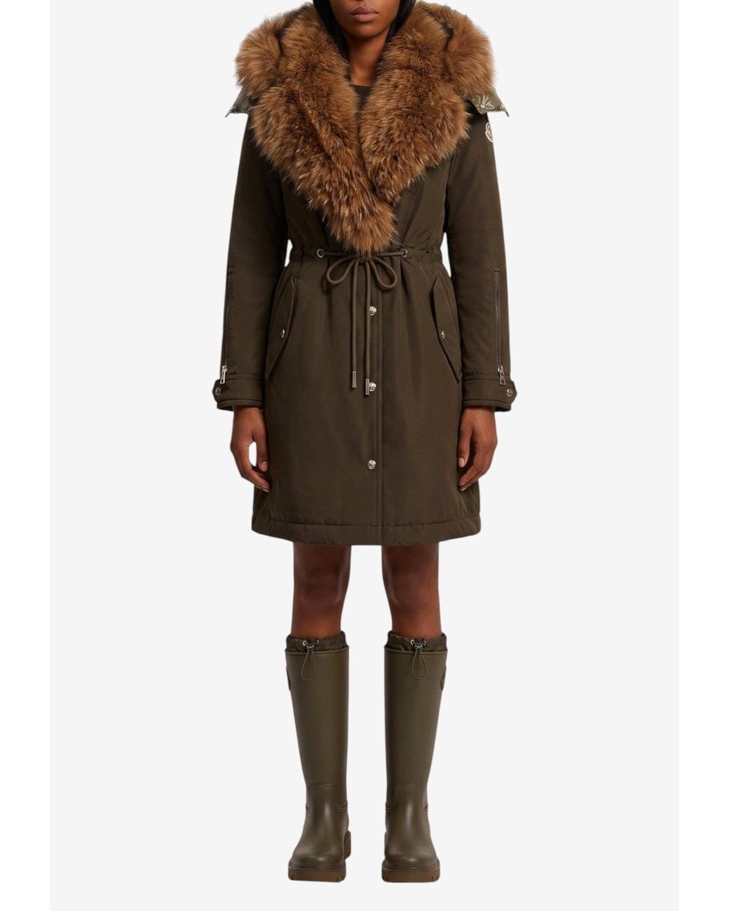 Moncler Natural Halicte Down Jacket