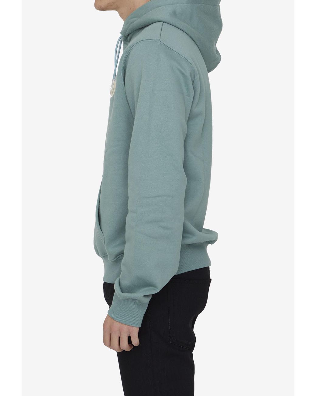 Dior Logo Hooded Sweatshirt in Blue for Men | Lyst