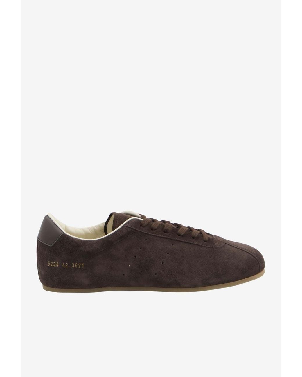 Common Projects Brown Low-Top Suede Sneakers for men