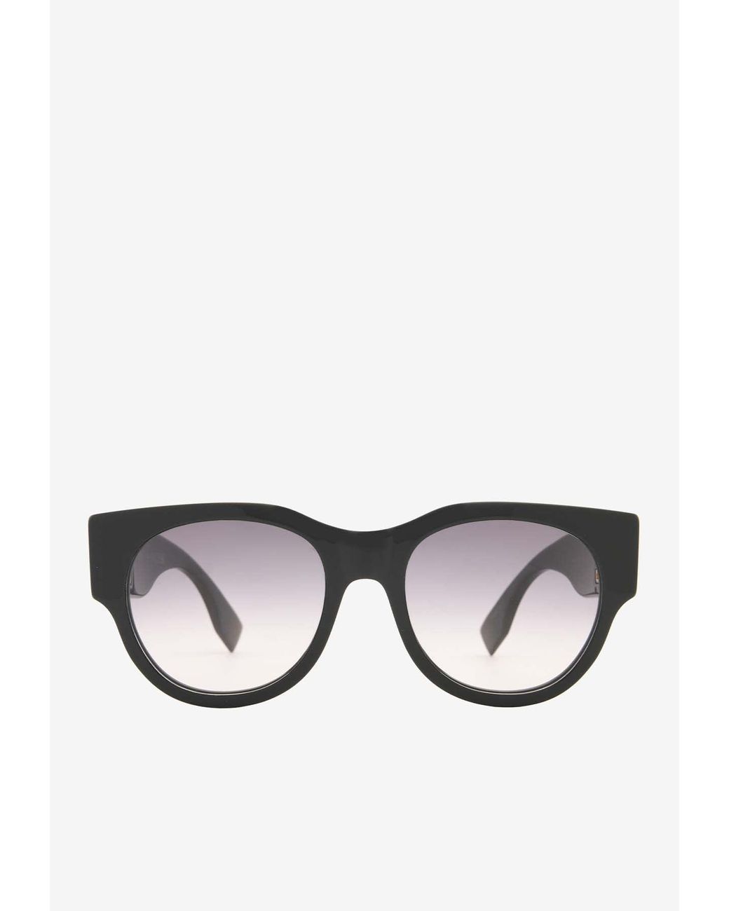BAGUETTE SQUARE FRAME SUNGLASSES FE40051 IN METAL