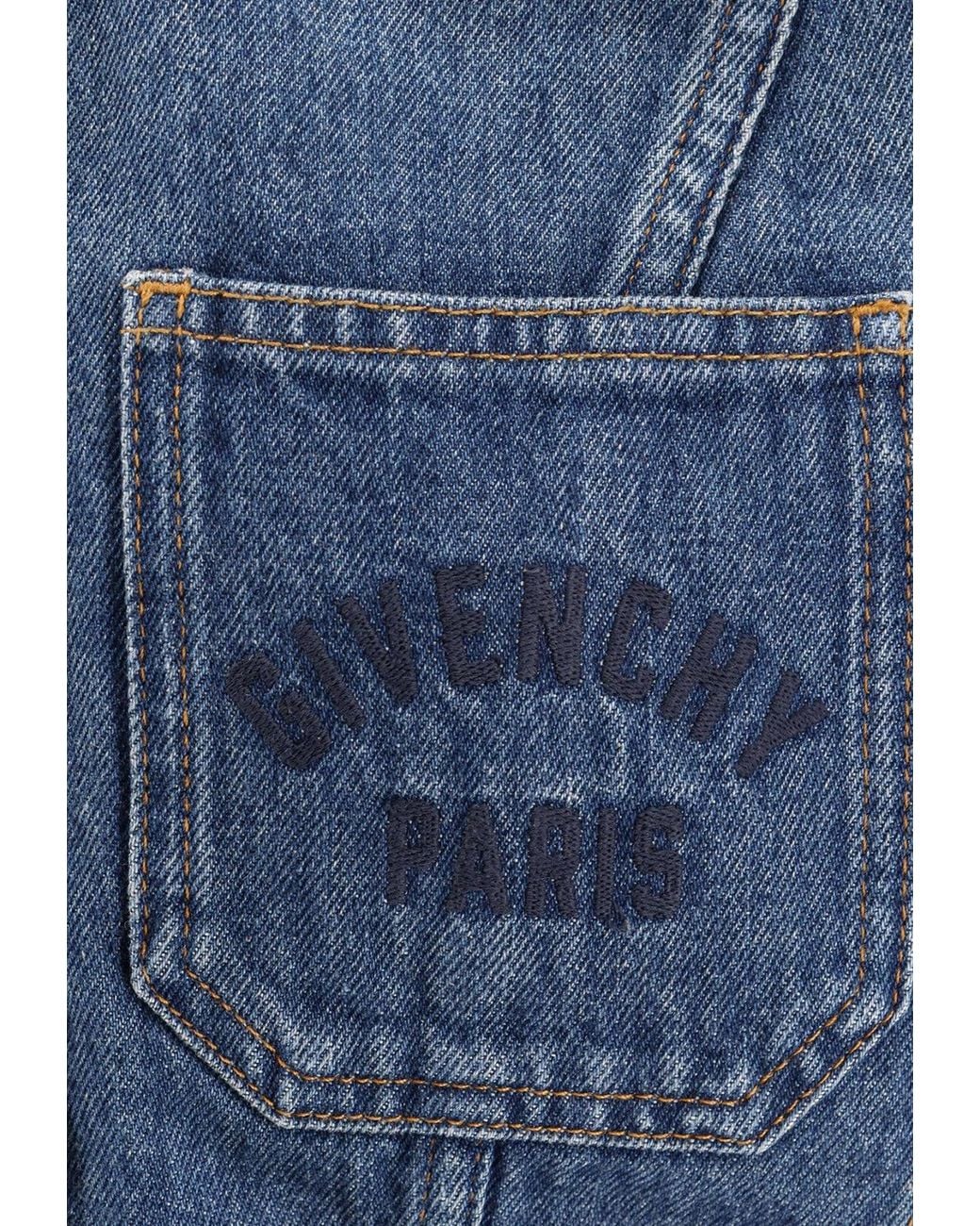 Givenchy Blue Cocoon Jacket