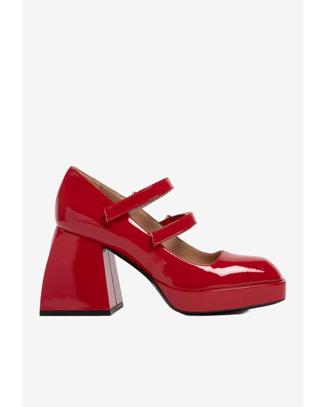 nodaleto bulla babies 85 black leather pumps