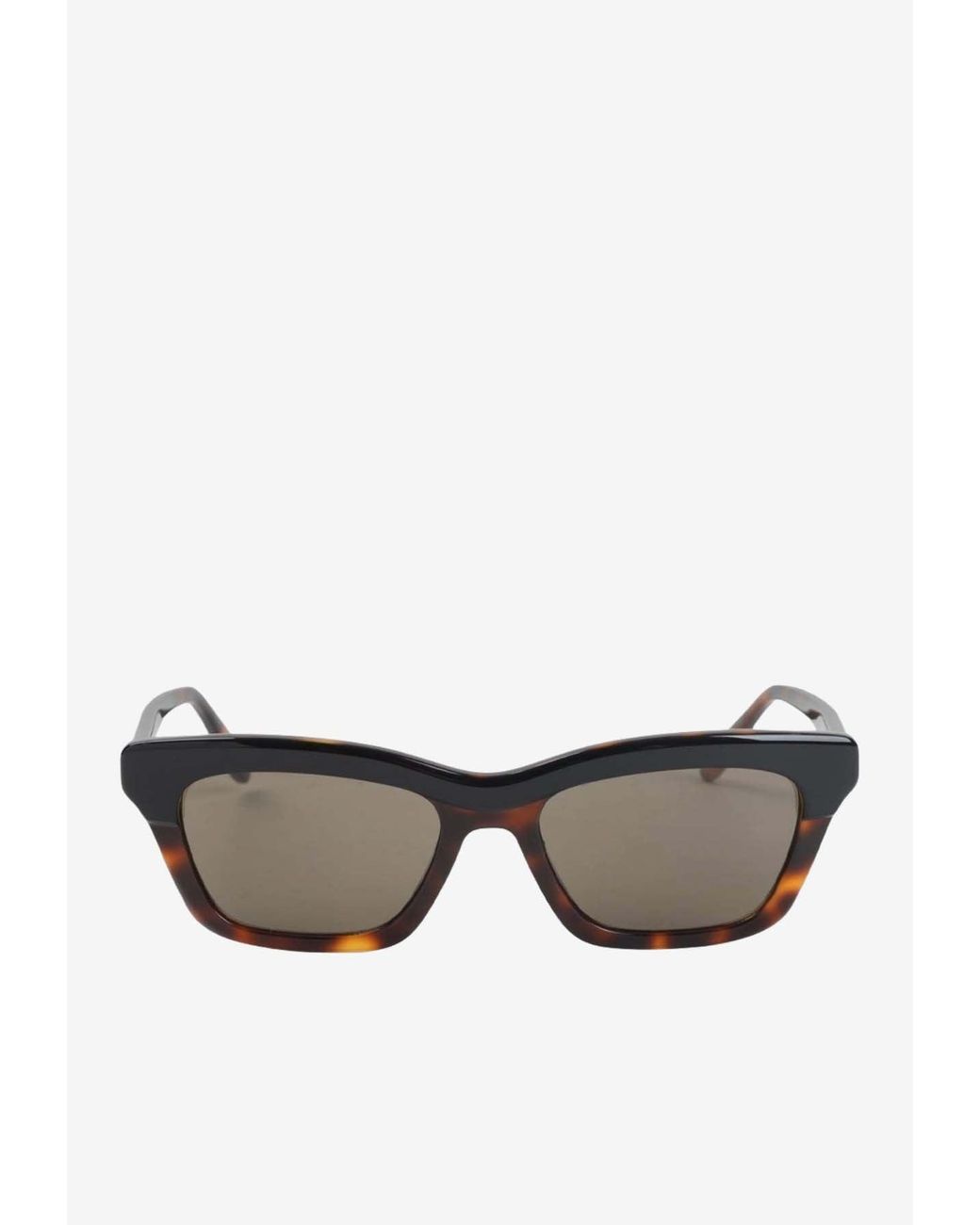 Loewe Gray Sigma Slim Rectangular Sunglasses