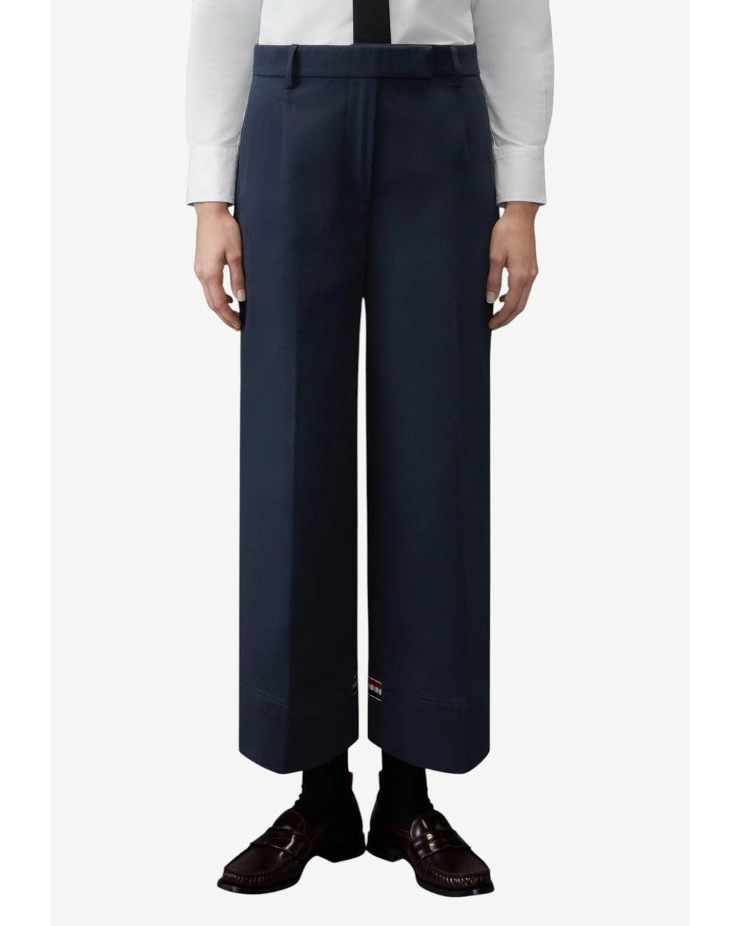 Thom Browne Blue Beltloop Chino Pants