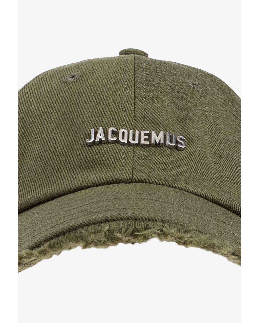 Jacquemus Green Artichaut Baseball Cap With Strap
