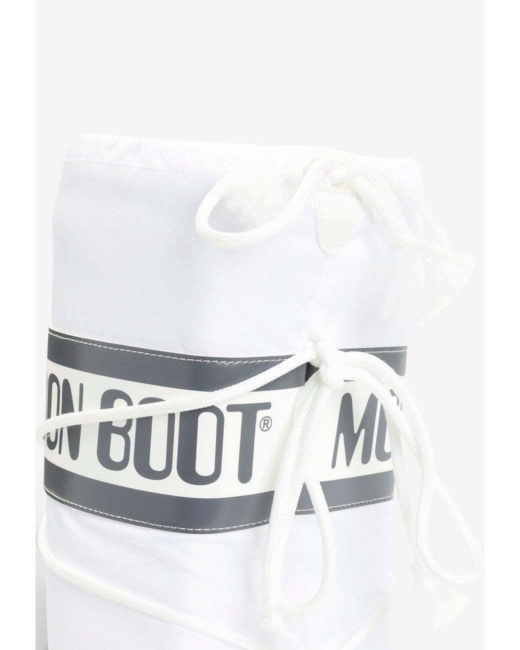 Moon Boot Icon Nylon Snow Boots in White | Lyst