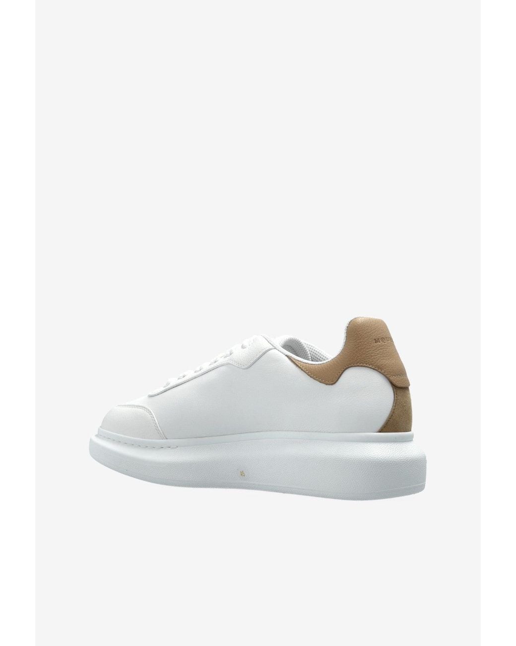 McQueen White Oversized Low-Top Sneakers for men
