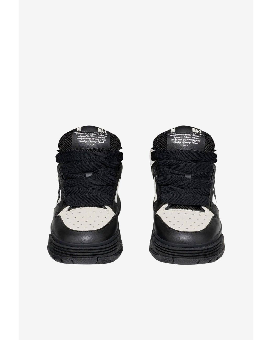 Amiri Ma-1 Patch Low-Top Sneakers in Black for Men | Lyst