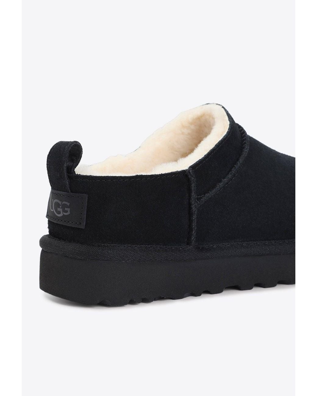 Ugg Black Classic Suede Micro Boots