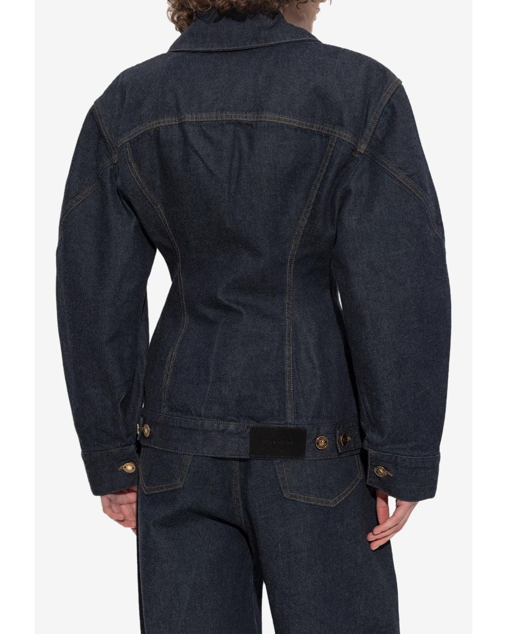 Givenchy Blue Tailored Denim Jacket