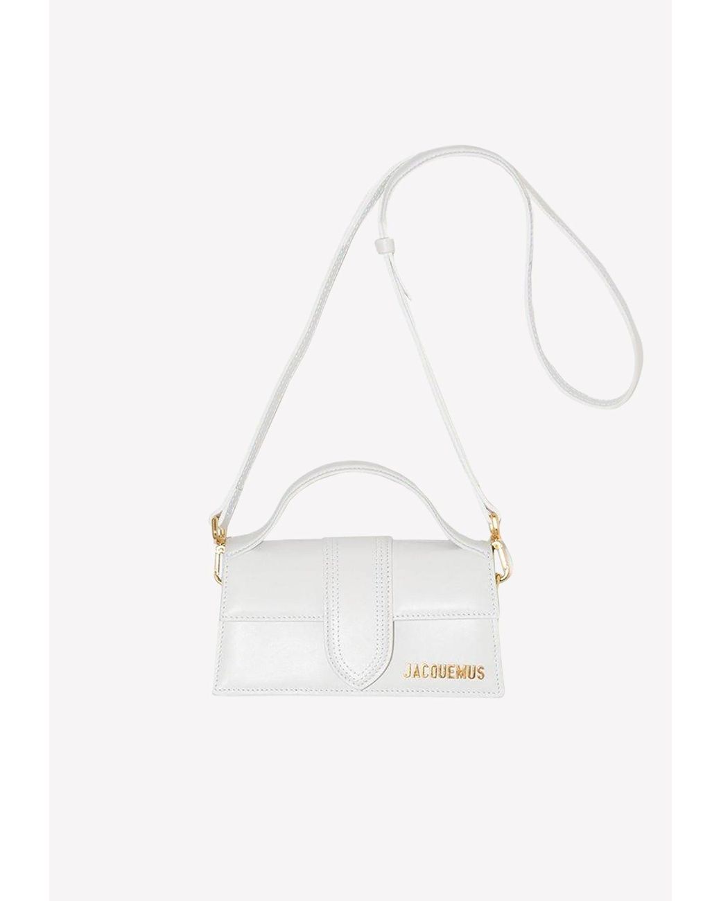 Jacquemus Le Bambino Top Handle Bag In Leather in White | Lyst UK
