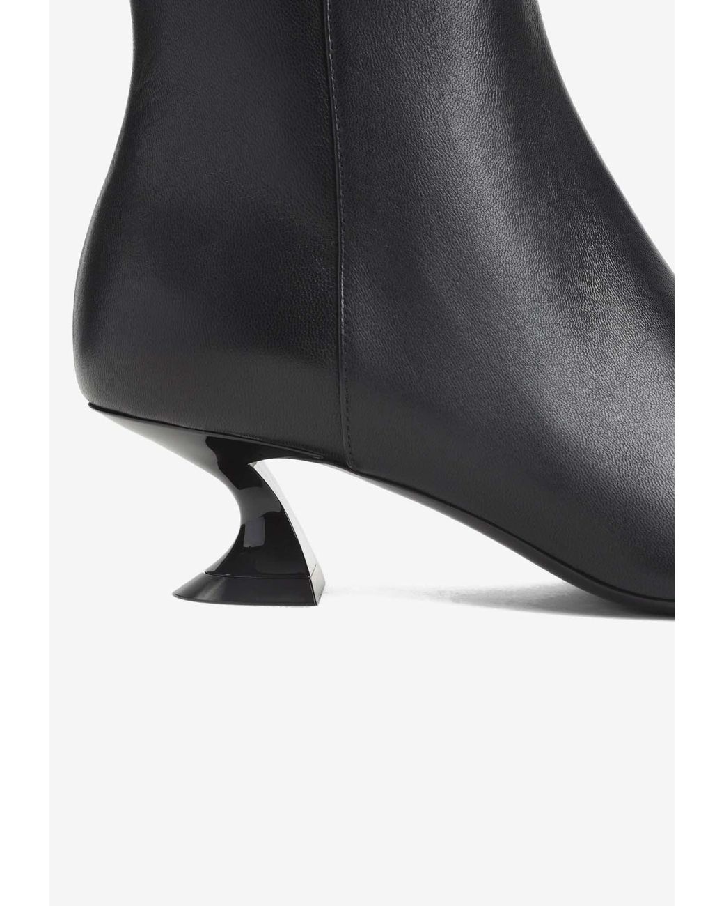 Lanvin Black 50 Leather Ankle Boots